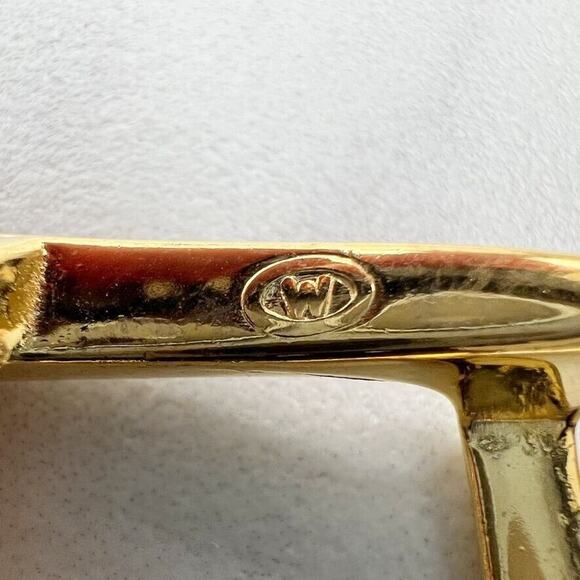 Vintage Gold Tone Simple Basic Belt Buckle for up to 1 Inch Belt - Picture 8 of 8